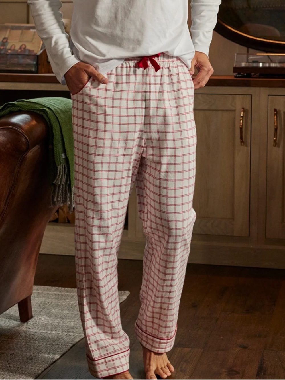 Men’s Lake Flannel Pajamas Size L